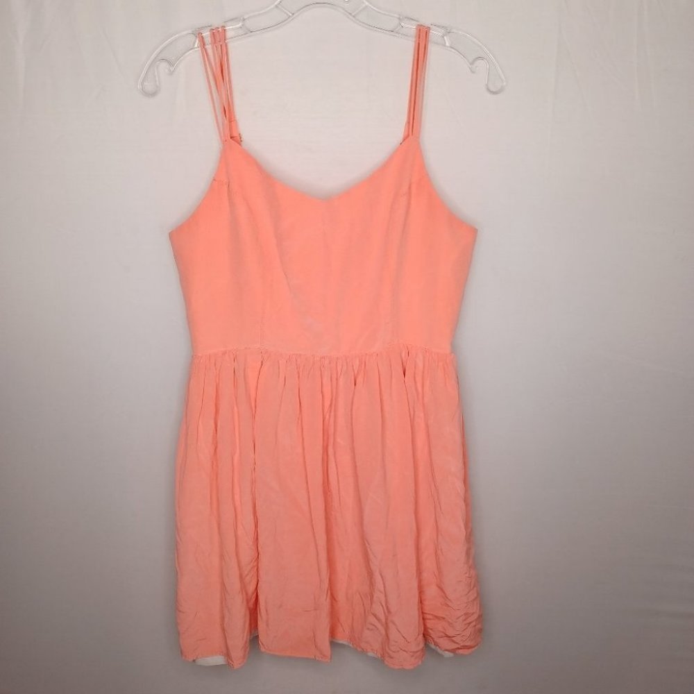 Amanda Uprichard Peach Mini Dress